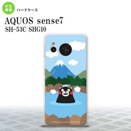 sense7 sense7 スマホケース 背面ケース ハードケース くまモン 温泉 2022年 11月発売 nk-sens7-km36
