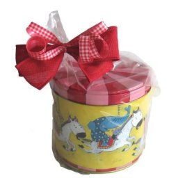 草加せんべい お菓子のミカタ 　メリーゴーランド缶ギフト　