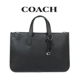 送料無料 コーチ COACH アウトレット 誕生日 メンズ バッグ ビジネスバッグ CV971 BLK(ブラック) ブラック (ブランド プレゼント レザー ブリーフケース 2WAY A4)