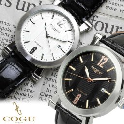 COGU コグ 腕時計 メンズ 革ベルト プレミアムエディション 限定 日本製ムーブメント レザー ステンレス MDA ブランド 人気 ウォッチ ギフト プレゼント