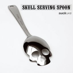 SUCK UK スカルサービングスプーン（取り分けスプーン ガイコツ）「Skull Serving Spoon」イギリス サックユーケー  ◇