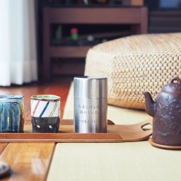 【名入れ】 メッセージが入る ステンレス茶筒 お茶の時間をたのしみにするオリジナルギフト。