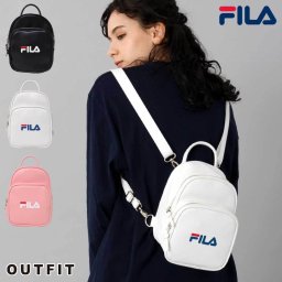  FILA フィラ リュック レディース 小さめ 2way ハンドバッグ かわいい バックパック おしゃれ デイパック ブランド 人気 ミニリュック 通勤 通学 高校生 大人 カジュアル 黒 白 シンプル プレゼント 注目 outfit ギフト 敬老の日 プレゼント ギフト