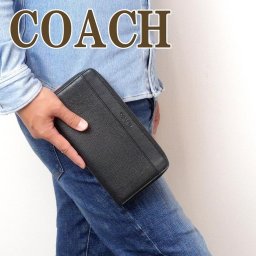 コーチ 財布 COACH メンズ 長財布 パスポートケース レザー製 66564QBBK ブランド 人気