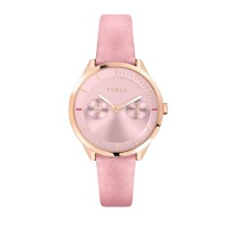 2年保証 新品 送料無料 FURLA フルラ METROPOLIS メトロポリス 腕時計 R4251102558 ステンレス レザー レディース ローズゴールド ピンク
