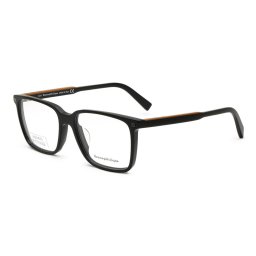 ゼニア ZEGNA エルメネジルド・ゼニア メガネ 眼鏡 フレームのみ アジアンフィット EZ5145-F/V 001 56 アイウェア ウェリントン メンズ レディース ユニセックス ブラック+キャメル