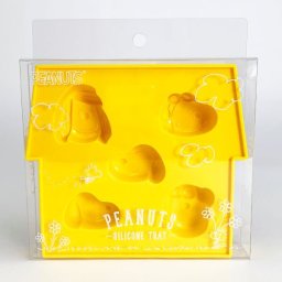 スヌーピー PEANUTS シリコントレー トレイ アイストレイ 製氷皿 イエロー