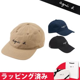 アニエスベー メンズ コットンキャップ ロゴ刺繍 定番 ギフト agnesb.HOMME オム