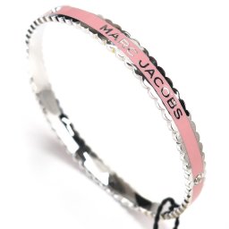マークジェイコブス MARC JACOBS バングル THE MEDALLION SCALLOPED BANGLE J103MT7PF22 672 QUARTZ PINK-SILVER ピンク