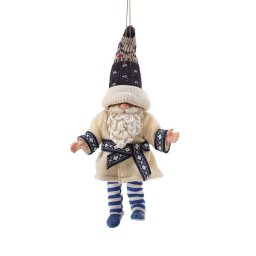 デパートメント56 Department56 PossibleDreams Gnome Ice Blue Orn ノーム アイスブルー オーン サンタクロース クリスマス オーナメント 6011331 装飾品 飾り
