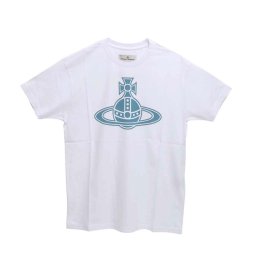 ヴィヴィアンウエストウッド VIVIENNE WESTWOOD Tシャツ PARIS ORB CLASSIC T-SHIRT 3G010049-J001M-A401 WHITE ホワイト ユニセックス