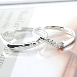 結婚指輪 マリッジリング ペアリング ダイヤモンド プラチナ Pt900 ペア 2本 セット ダイヤ 0.03ct ペアリング プラチナ メンズ レディース  記念日  指輪