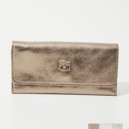 イル ビゾンテ IL BISONTE SCW009 PV0012 長財布 Continental Wallet Classic メンズ レディース 財布 本革 ロングウォレット 小銭入れ付き レザー ブランド プレゼント ギフト 誕生日 シンプル お祝い 記念 ブロンズ シルバー プラチナ