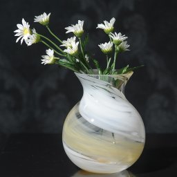 アデリア ガラス花瓶 日本製 おしゃれ 津軽びいどろ 水彩世界 ガラス 花瓶 花のしずく  花器 大きい フラワーベース 大型