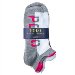 ラルフローレン Ralph Lauren ポロラルフローレン Polo Ralph Lauren 6足セット 靴下 ソックス 727829PK2 150 グレー系マルチカラー