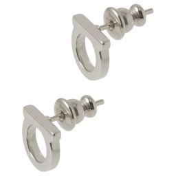 サルバトーレ フェラガモ Salvatore Ferragamo ピアス アクセサリー 760120 696433 STUD GANCIO DIA8 ガンチーニ PALLADIOLUC シルバー