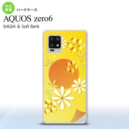 SHG04 SHG04 ZERO6 AQUOS zero6 スマホケース ハードケース 花柄 ミックス E 黄 メンズ レディース nk-zero6-309