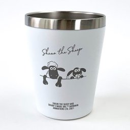 ステンレスタンブラー ひつじのショーン ショーン ホワイト タンブラー マグ カップ ランチ キッチン