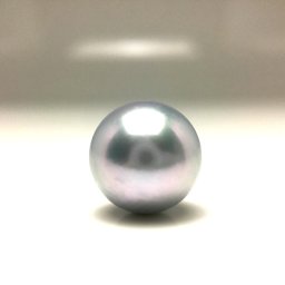 真珠 ネクタイピン パール アコヤ真珠 9.0-9.5mm ホワイトシルバーブルー Pt900 プラチナ 針 67220 イソワパール