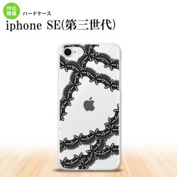 iPhoneSE 3 iPhoneSE 3 スマホケース ハードケース レース 帯 B 黒 メンズ レディース nk-ise3-1100