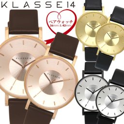 【2年保証】【100%本物保証】【ペアウォッチ】KLASSE14 クラス14 腕時計 ペア腕時計 42mm＆36mm VOLARE ペアウォッチ 革ベルト レザー 人気 ブランド メンズ レディース 2本セット カップル バレンタイン バレンタイン