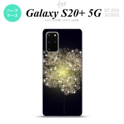 SC-52A SCG02 Galaxy S20+ 5G スマホケース ハードケース 花火 小玉 黒 メンズ レディース nk-s20p-216