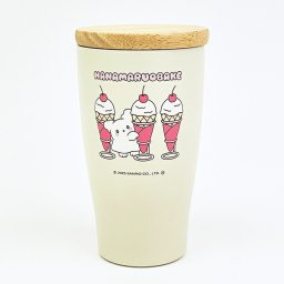 サンリオ はなまるおばけ 蓋つきステンレスタンブラー アイス パステルPOPシリーズ Sanrio