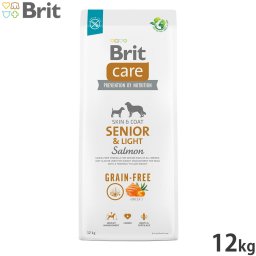 ブリットケア Brit Care ドッグフード グレインフリー シニア＆ライト 12kg 高齢犬 シニア犬用 穀物不使用 無添加