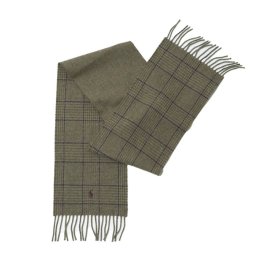 ラルフローレン Ralph Lauren ポロラルフローレン Polo Ralph Lauren マフラー 449853952 004 REVERSIBLE GENTS SCARF リバーシブル ジェンツ スカーフ オリーブグリーン系