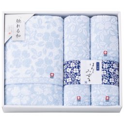 【ギフト対応無料】触れる和 はなみずき 今治タオルセット (HN-8850) ※送料無料(北海道・沖縄は除く)