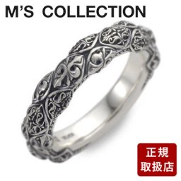 M's collection エムズコレクション シルバー リング 指輪 ホワイト 彼氏 メンズ プレゼント