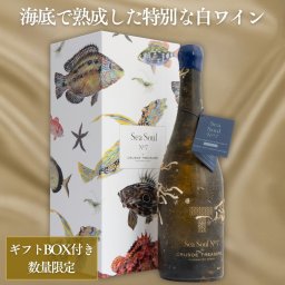 海底熟成ワイン Sea Soul No.7 白ワイン スペイン・バスク クルーソー・トレジャー【ギフト箱付】グルナッシュ・ブラン100％ ミディアムボディ 高級ワイン ワインギフト お酒ギフト スペインワイン 海底ワイン 海中熟成 誕生日プレゼント 退職祝い 古希祝い 結婚記念 父の日 母の日 お歳暮 お中元 贈り物 プレゼント 男性 女性 友人 親 新郎 新婦 上司 へ【送料無料】