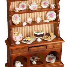 ミニチュア ロイターポーセリン ケーキビュッフェ RP1745-3 ミニチュアハウス ドールハウス 用