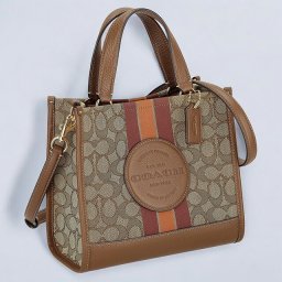 コーチ ハンドバッグ レディース ブランド COACH シグネチャー CQ878 IMVGB 1 カーキ/ブラウン