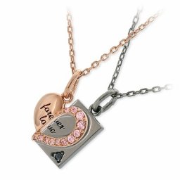 THE KISS シルバー ペアネックレス 大人 シンプル 彼女 彼氏 レディース メンズ カップル ペア 誕生日プレゼント 記念日 ギフトラッピング ザキッス ザキス ザ・キッス  送料無料