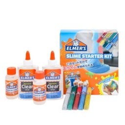 【自由工作】ELMER'S エルマーズ スライム スターターキット 9点セット グリッターグルー付 2092821 スライム キット 手作り スライム作り 知育玩具 おもちゃ 女の子 男の子 小学生 プレゼント 誕生日 クリスマス
