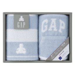 【送料無料・包装無料・のし無料】baby GAP ボーダーベア ウォッシュタオル1P･スタイ1P ブルー 54-5039150(A4)/ギフト お歳暮 入学祝い 卒業祝い 就職祝い 結婚祝い 誕生日 出産祝い 引越祝い 香典返し 新盆 初盆 御礼 内祝い 快気祝い ご挨拶 志 法事