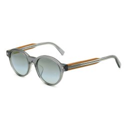 ゼニア ZEGNA サングラス アジアンフィット UVカット アイウェア ボストン EZ0100-F/S 20C 52 メンズ クリアグレー+キャメル+グレーグラデーション