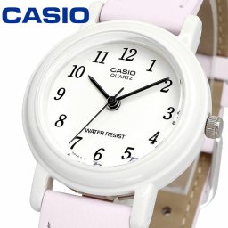CASIO 腕時計 カシオ 時計 ウォッチ チープカシオ チプカシ レザーベルト ラウンドフェイス レディース LQ-139L-6B [並行輸入品]