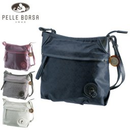 ペレボルサ PELLE BORSA ショルダーバッグ 【アライブ】 204326 レディース 軽量 撥水 おしゃれ きれいめ グレー ホワイト ネイビー 送料無料 プレゼント ギフト ラッピング無料 通販
