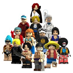 時間指定不可　ブロックおもちゃ LEGO互換品 14点セット ワンピース 組立 玩具 おもちゃ ミニフィギュア 人気 漫画 アニメ プレゼント レゴ 互換