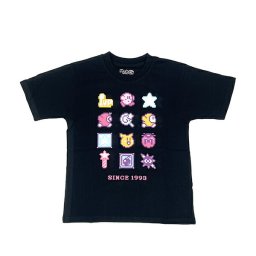 星のカービィ キッズ ドットアイコン Tシャツ(ブラック) 150cm アパレル 任天堂