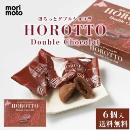 もりもと ほろっとダブルショコラ 【6個入 × 1箱】  morimoto 北海道 人気 スイーツ ショコラ お土産 お取り寄せ ギフト プレゼント 母の日 北海道スイーツ