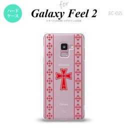 Galaxy Feel 2 ギャラクシー フィール 2 SC-02L スマホケース カバー ハードケース ゴシック クリア×赤 nk-sc02l-1007[スマホ,スマホケース,スマホカバー,ケース,カバー,ジャケット]