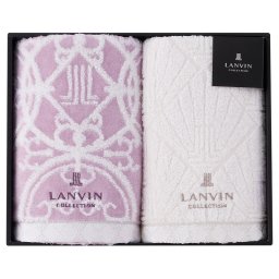 ランバン プルミエール フェイスタオル2P パープル ／タオル 日用品・ヘルスケア 結婚祝い プレゼント ギフト 結婚内祝い お返し おしゃれ 友達 メッセージ のし 職場 ハイセンス 人気 出産祝い 出産内祝い 送料無料 2026 送料無料 ギフト プレゼント プチギフト 内祝い 快気祝い 出産祝い 結婚祝い 引出物 新築祝い お返し