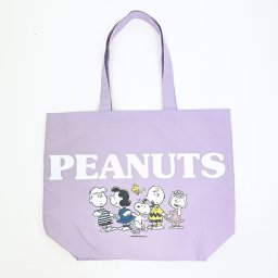 スヌーピー トートバッグ ラベンダー SNOOPY 送料込み