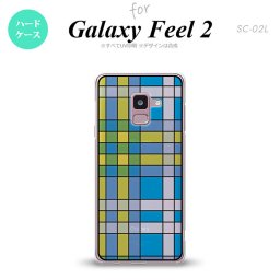 Galaxy Feel 2 ギャラクシー フィール 2 SC-02L 専用 スマホケース カバー ハードケース チェック ブルー nk-sc02l-sg11[スマホ,スマホケース,スマホカバー,ケース,カバー,ジャケット]