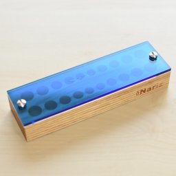 きれいな色が揃った 乳歯ケース 《日付記入用アクリル板付き》 マリン【送料無料】