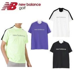 ニューバランス ゴルフ メンズ シャツ 半袖 モックネック プルオーバー New Balance Golf 012-6166001 2026年春夏モデル お祝い 記念品 お父さん 父の日 彼氏 男性 30代 40代 50代 60代  還暦祝い 敬老の日 人気プレゼント プレゼント