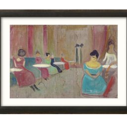 エドヴァルド ムンク 売春宿のシーン A3 サイズ ポスター アート おしゃれ 絵画 インテリア 北欧 イラスト マット紙 艶消し アートパネル 額 フレーム デザイン 壁掛け ギフト 新築祝い ディスプレイ 引越し祝い　新生活　空間デザイン 